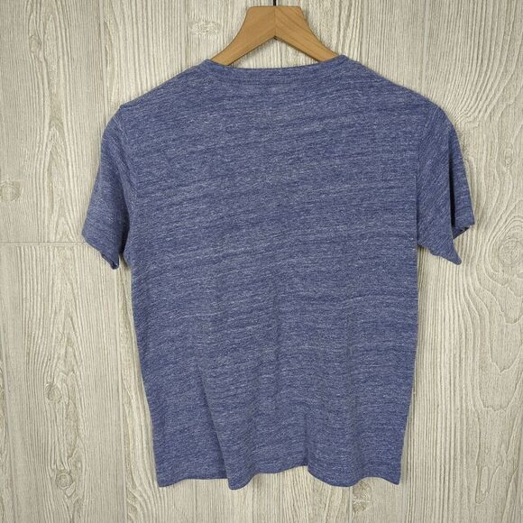 Vintage Champion Yale T-Shirt Heather Blue Youth Large - Picture 2 of 7